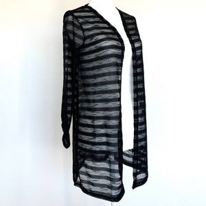 NWOT Sheer Black Shrug